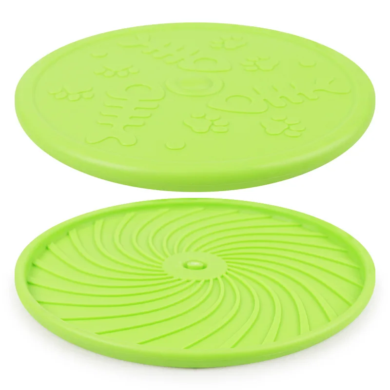 الكلاب سيليكون في الهواء الطلق التدريب جرو تحلق أقراص Frisby الكلب إحضار لعبة كلب تحلق القرص الأسنان مقاومة لعبة تدريب