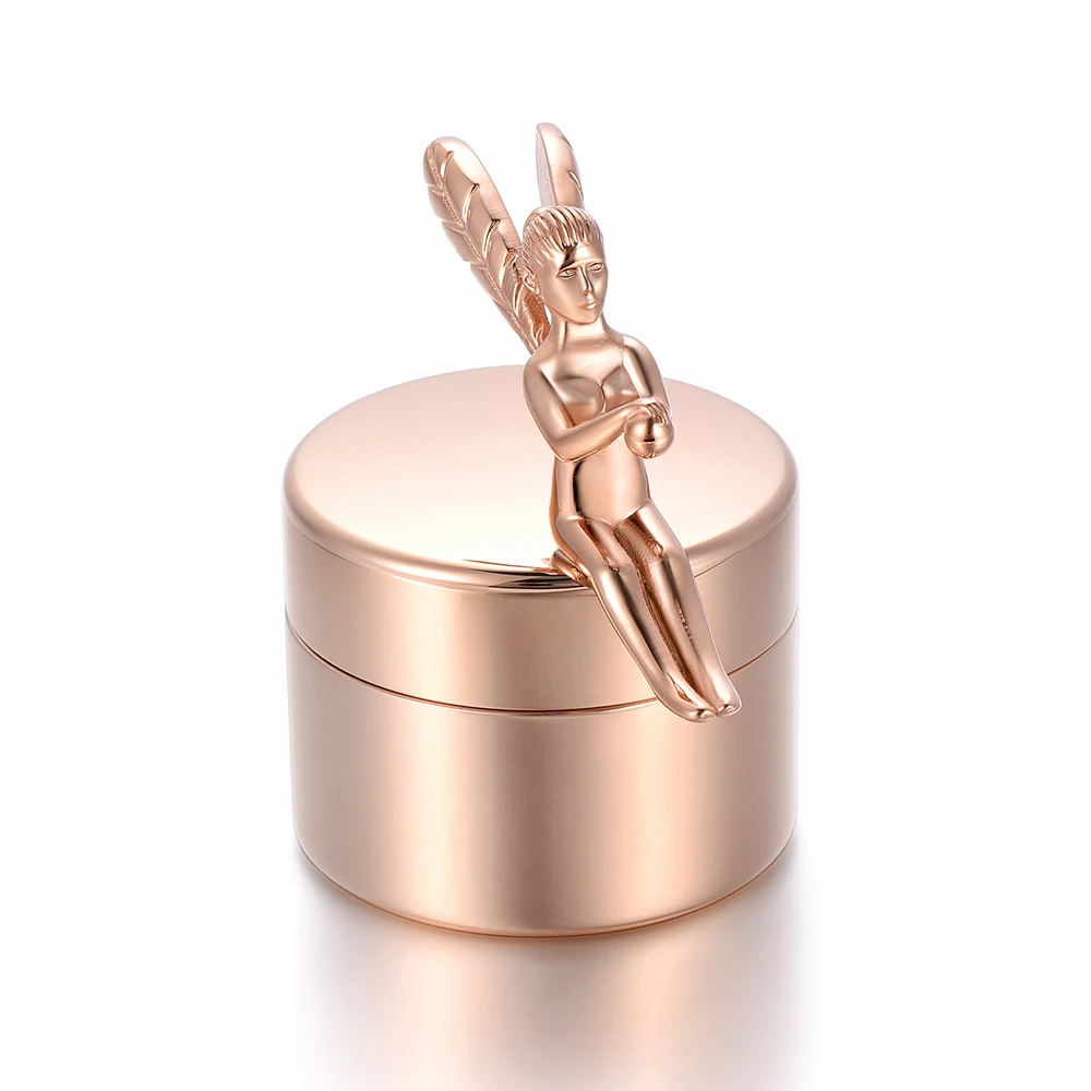 Luxury High Quality Stainless Steel Elegant Angel Cremation Urns Human
