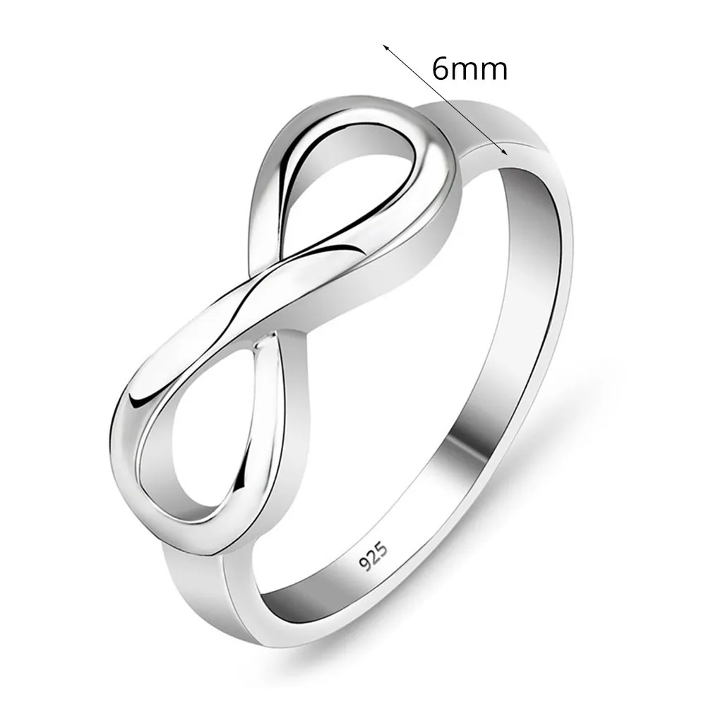 Silver rings for women with a classic design, 