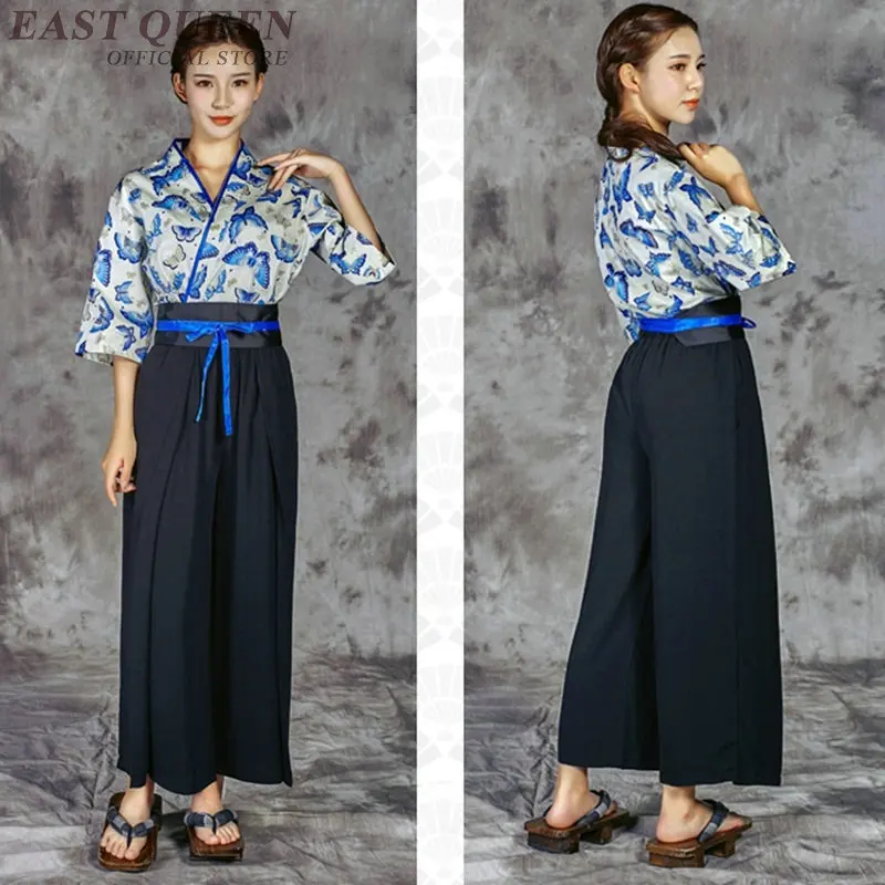 Юката Женские кимоно традиционное японское кимоно платье obi haori японская косплей одежда Гейша костюм FF836
