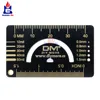 Règle de mesure PCB multifonctionnelle 4CM, outil de mesure, puce de condensateur de résistance IC Diode SMD paquet de Transistor 180 degrés avec porte-clés ► Photo 2/6
