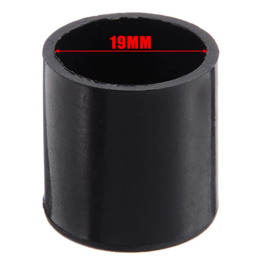 Shellhard 4pcs PE Plastic Furniture Feet Leg Floor Protector Caps Chair Cover Anti Scratch 16mm/19mm/22mm/25mm Black