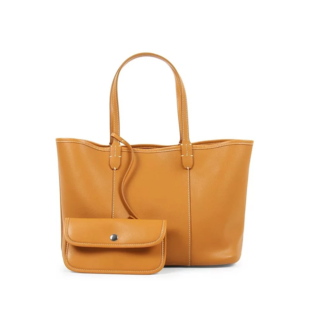 

Chueyz 100% Genuine Leather Bucket Bag Women Casual Tote Top-handle Shoulder Bags Brand Designer Ladies Crossbody messenger Bags