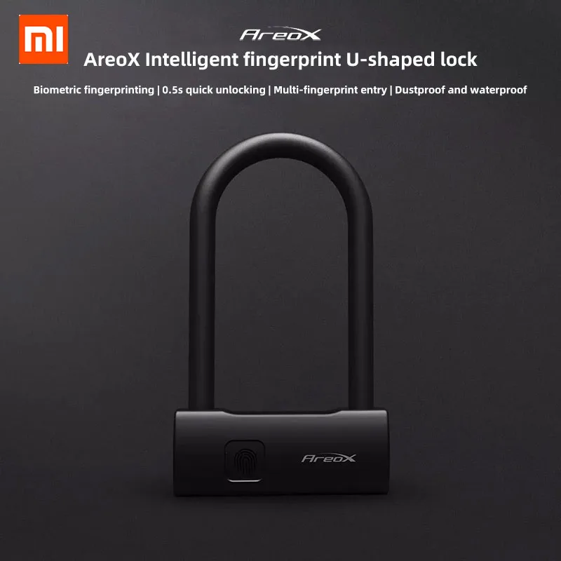 Xiaomi AreoX U8 умный отпечаток пальца u-замок Противоугонный велосипедный мотоцикл замок раздвижная дверь окно автомобиля Пароль водонепроницаемый