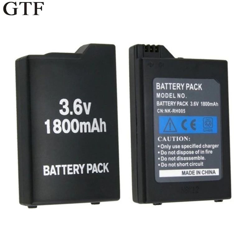 Gtf New 3 6v 1800mah Rechargeable Replace Battery For Electronic Psp 110 Psp 1001 Psp1000 Accumulator Li Ion Batteria Cell Rechargeable Batteries Aliexpress