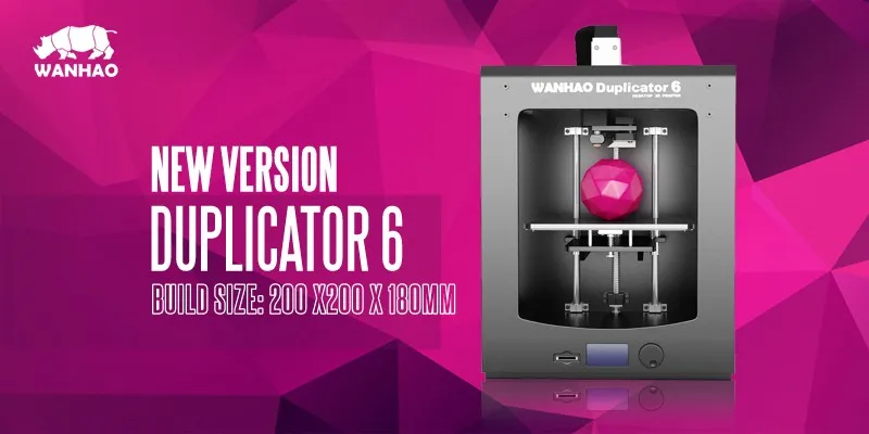 WANHAO Duplicator 6 PLUS- лучший принтер от лидера рынка 3Д печати. Возможна поставка со склада в России(спрашивайте продавца). Возможно безналичный расчет для организаций