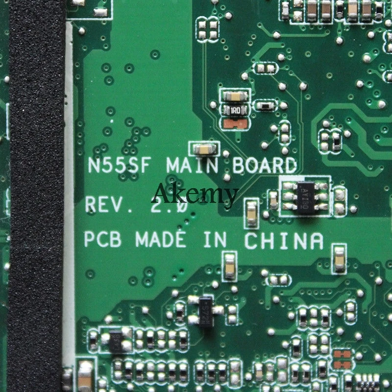  Akemy N55SF Laptop motherboard For ASUS N55SF N55SL N55S Test original mainboard