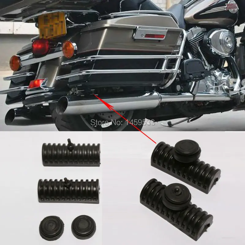 

Motorcyle Rubber Grommet Cushion Hard Saddlebag Saddle Bag Side Box Fit For Harley Touring Road King Electra Glide