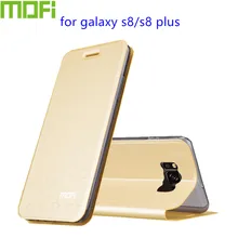 S8 чехол MOFI для Samsung galaxy s8 galaxy S8 plus кожаный чехол s8plus чехол подставка держатель корпуса Капа coque
