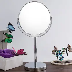 Springquan новый 7 дюймов косметическое зеркало рабочего Европейский большой металлический зеркало 2-Уход за кожей лица HD анти-туман зеркало 3x