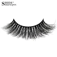 SHIDISHANGPIN Длинные Накладные ресницы из Натурального Волоса 3d норковые ресницы макияж ручной работы ресницы Полный полосы ресницы макияж, накладные ресницы S-01