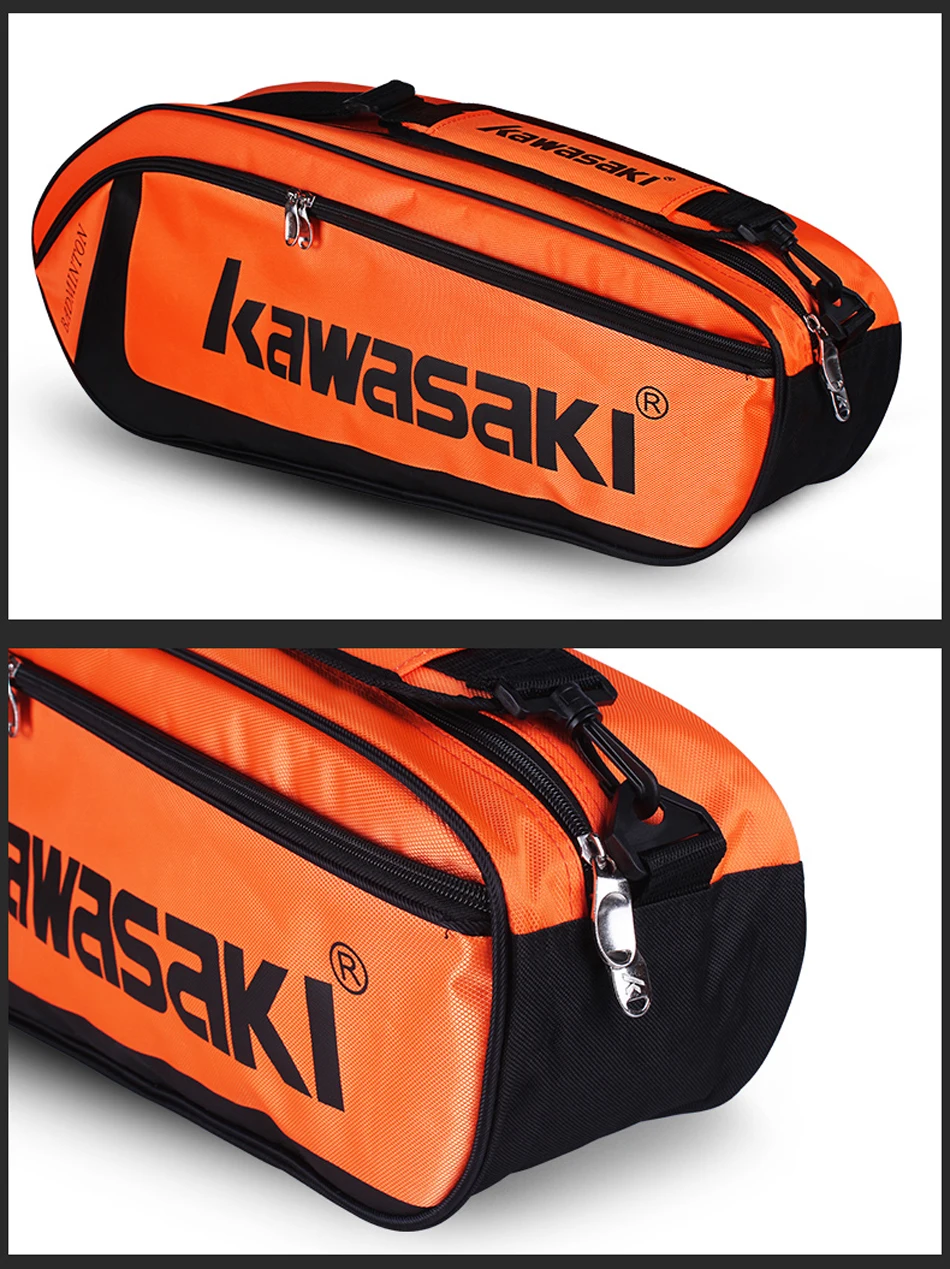Kawasaki Бадминтон сумку на одно плечо мешок 1-3 Ракетки для бадминтона Теннис ракетки мешок Бадминтон ракетка сумка Для мужчин Бадминтон Training
