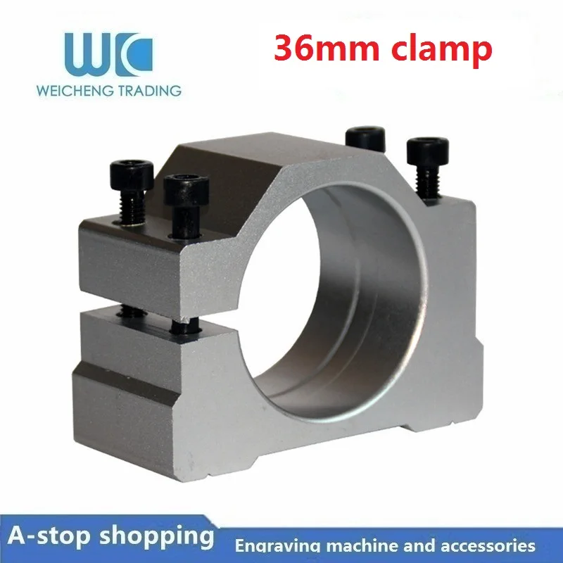 

1pc 36mm Fixture Clamping Bracket Spindle Motor Clamp For CNC Engraving Machine Spindle Motor Power Tools