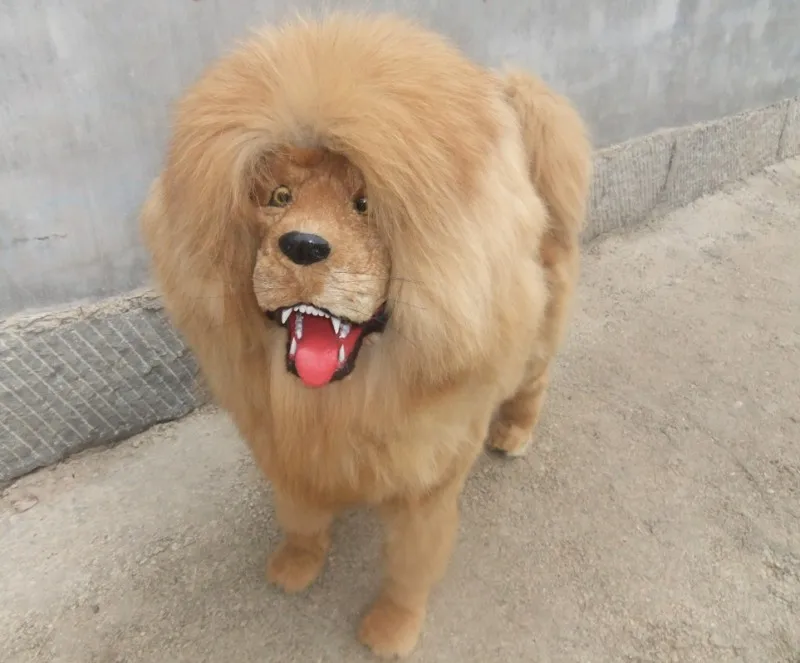 Огромный Новый Творческий моделирование тибетский мастиф Собака Игрушка реалистичные собака кукла подарок около 90 х 32 х 88 см