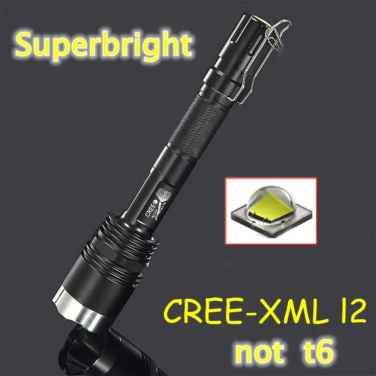 

2016 new Import led L2 superbright flashlight 18650 charging long-range 500 meters for patrol hunting camping
