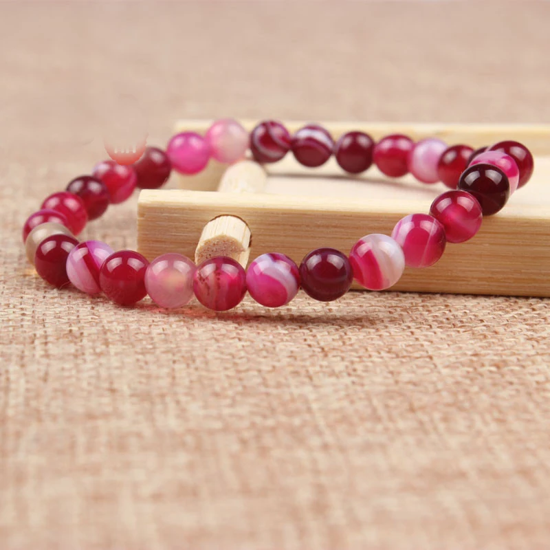 STENYA Stretch Bracelet Elastic Cords Strand Bracelets Rope Gem Natural Stone Expandable Jewelry