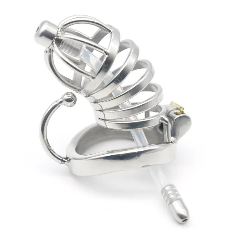 Stainless-Steel-Male-Chastity-Large-Cage-with-Base-Arc-Ring-Devices-C276
