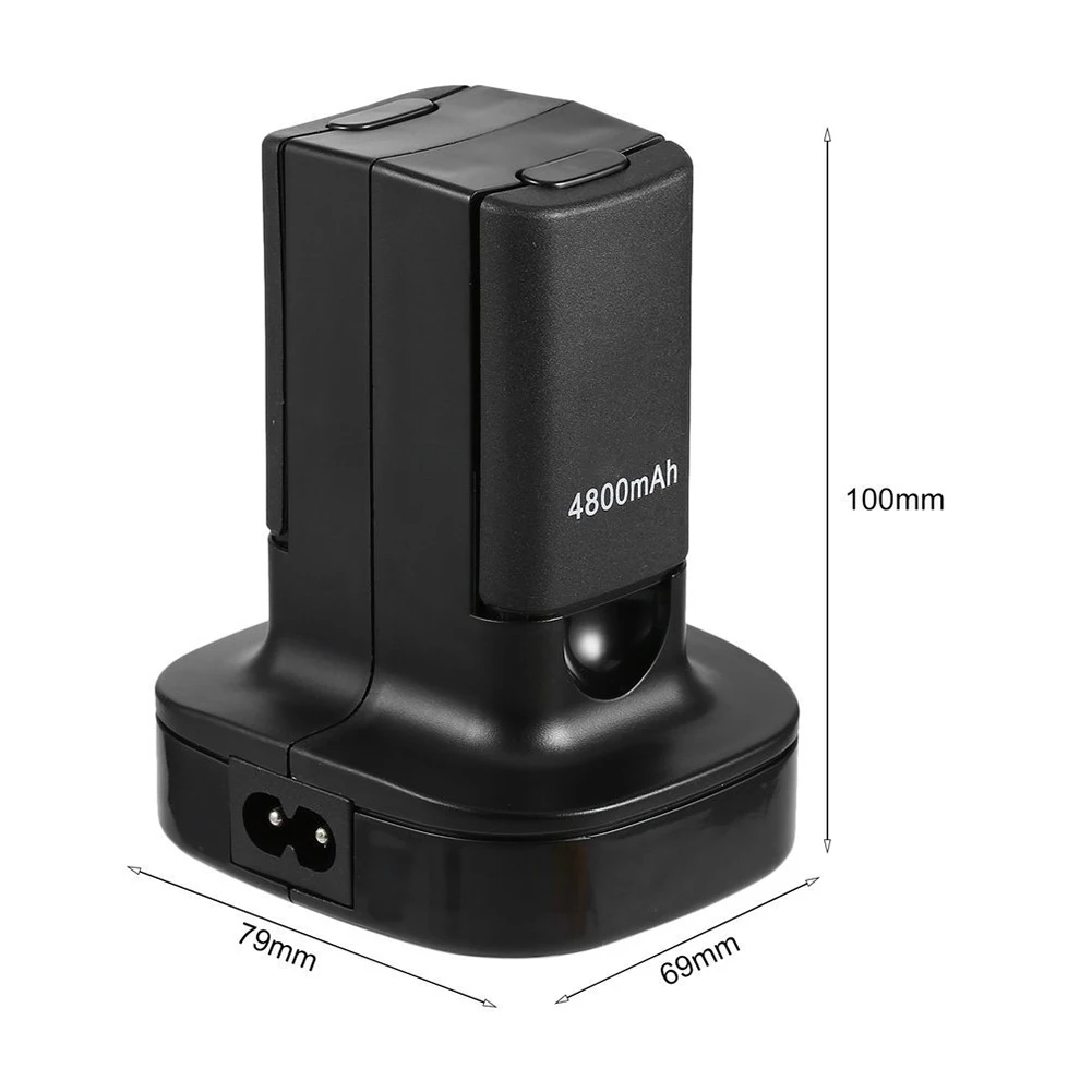 Зарядная док станция + 2 перезаряжаемых аккумулятора для XBOX 360 контроллер