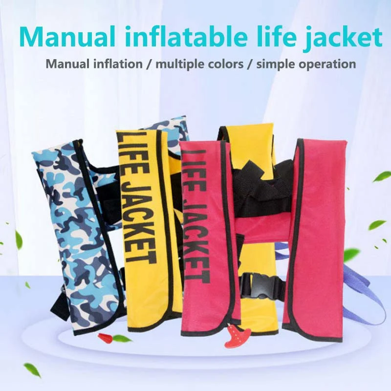 

Adult Inflatable Life Jacket Buoyancy Swimwear Kayak Life Jacket Swimming Fishing Life Vest