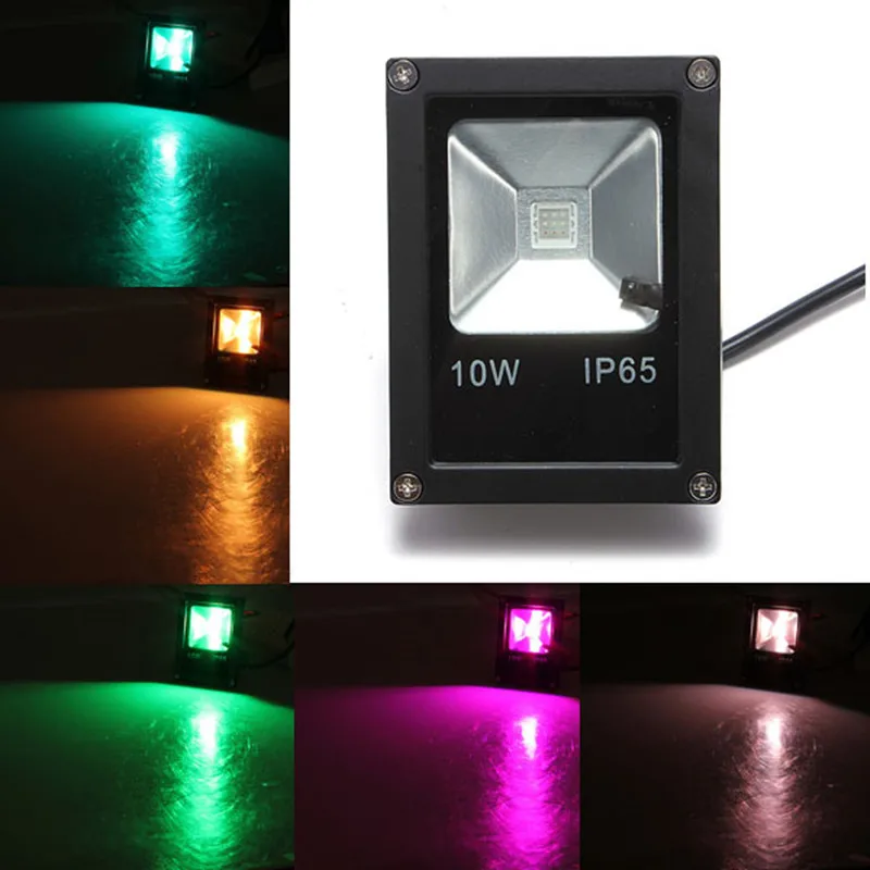 10w 20w 30w 50w dc12v led flood light red green bulb green flood light