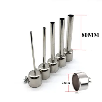 

Universal Lengthened Type Hot Air Gun Nozzles BGA Nozzle SMD Rework Station Nozzle Welding Accessories 3MM 5MM 8MM 10MM 12MM