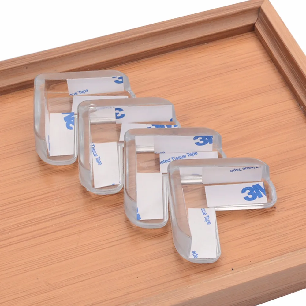 4Pcs Child Safety Corner Protector Soft PVC Desk Table Guard Edge