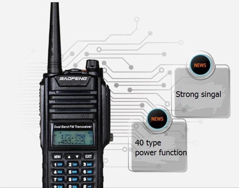 Baofeng BF A58 радио портативная рация Водонепроницаемый IP 67 UHF VHF Двухдиапазонный CB радио для охоты 5 Вт 128CH 2 способ радио