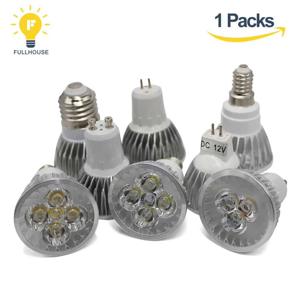 1PCS high quality E27 E14 GU10 GU5.3 MR16 dimmable lamp Holders ForLED
