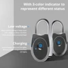 USB Rechargeable Smart Keyless Fingerprint Lock Waterproof Anti-Theft Digital Padlock Quick Unlock Luggage Case Door Lock ► Photo 2/6