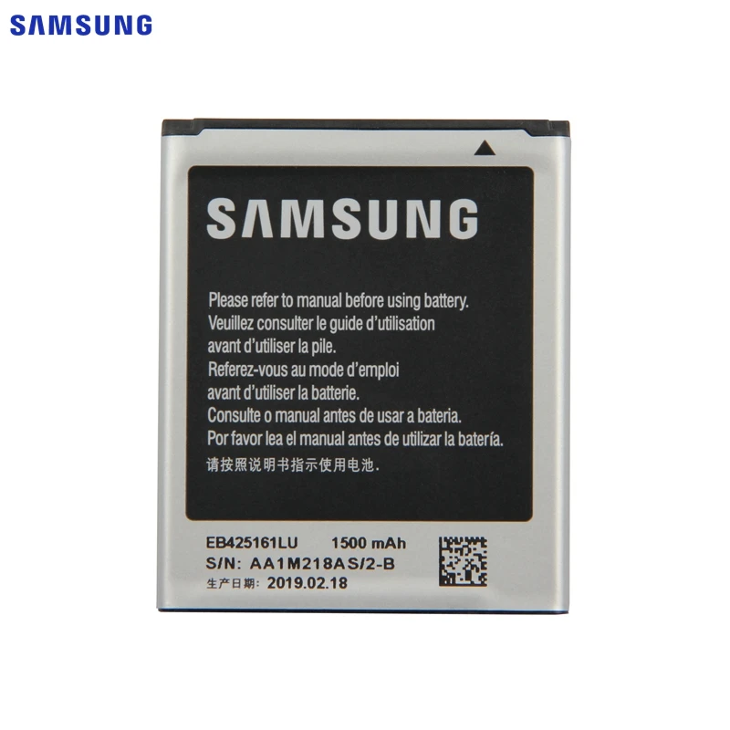 SAMSUNG аккумулятор EB425161LU для Samsung GT-S7562L S7560 S7566 S7568 S7572 S7580 i8190 I739 I8160 S7582 SM-J105H J1 мини