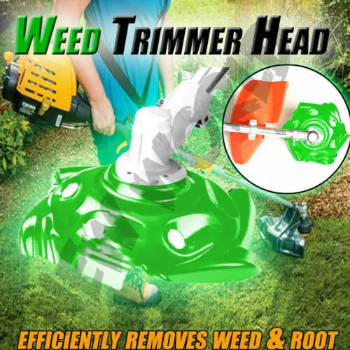 

Green Weed Trimmer Head Lawn Mower Sharpener Weed Trimmer Head for Power Lawn Trimmer 2019 New