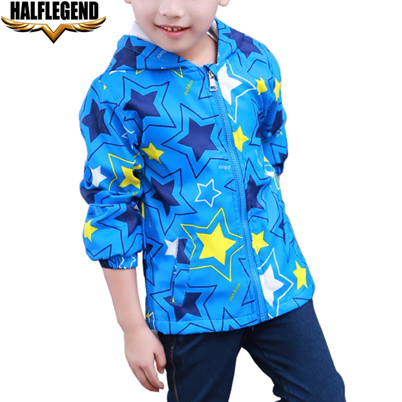 Kids Jacket Spring Autumn 2018 Baby Boys Outwear Hooded ...