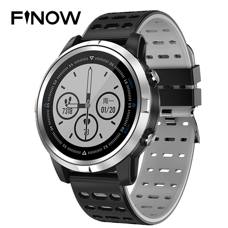 

Finow 1905 Smart Watch GPS Bracelet Fitness Tracker IP68 Anti-lost Heart Rate Pedometer Calorie Wristband For Outdoor Sport Men