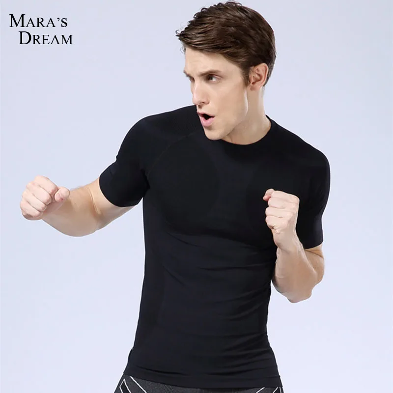 

Climbing Men Sporting Short Sleeve Running Sport Tight T Shirts Fast Drying Fitness Gym Breathable Men Bodybuilding Clothing