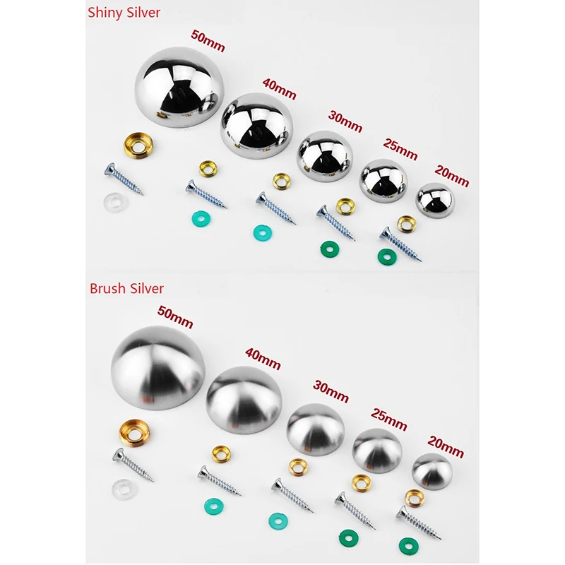 8 шт./лот декоративная крышка из нержавеющей стали для зеркала|Винты| |