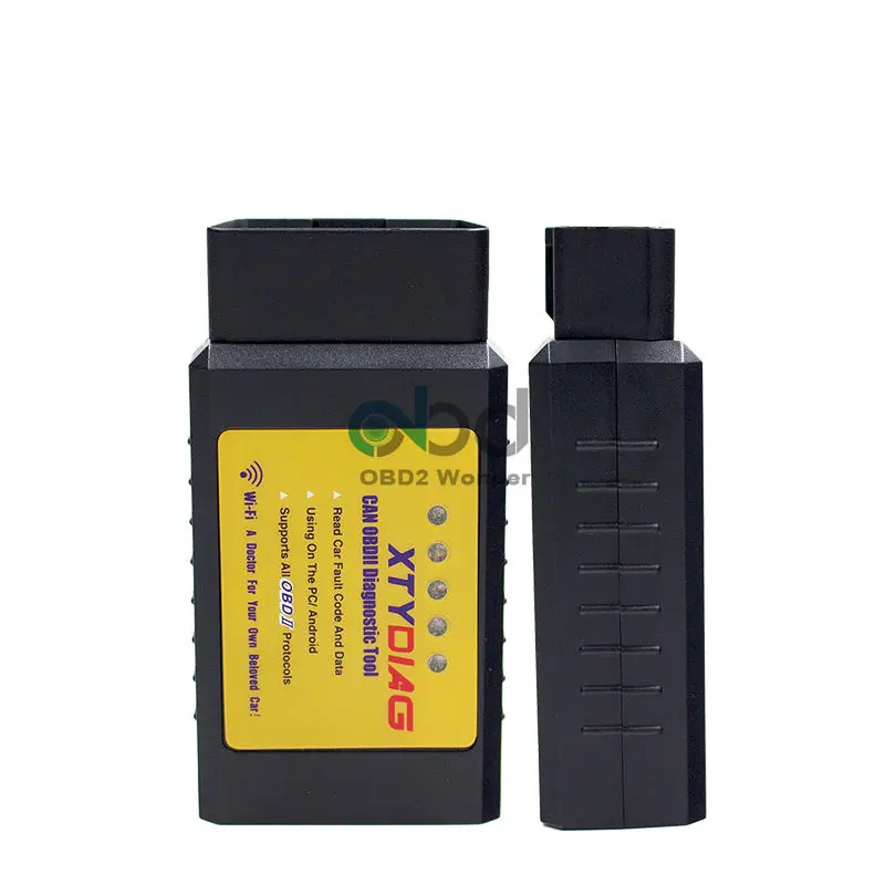 XTYDIAG ELM327 wifi OBDII интерфейс ELM 327 WI FI V1.5 PIC18F25K80 чип Автомобильный Диагностический Сканер Поддержка всех OBD2 протоколов