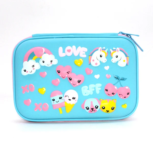 Чехол для карандашей с единорогом, котом и КАЛЕМ kutusu Kawaii trousse skolaire stylo, фламинго, чехол для карандашей, estojo escola pencil box - Цвет: 14