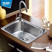 Утолщенный качество нержавеющая сталь руководство раковина Кухня столешницу мыть меню бассейна