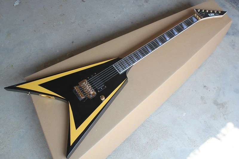 High Quality Free Shipping Hot Wholesale Esp Custom Flying V James Hetfield Black Electric Guitar Initiative Pickup Guitar Aliexpress High Quality Free Shipping Hot Wholesale Esp Custom Flying V James Hetfield Black Electric Guitar Initiative Pickup Guitar Aliexpress