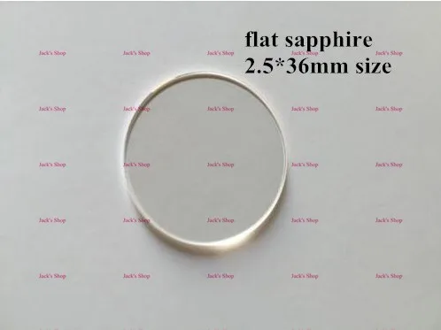 Good Quality Free Shipping 1pc 2 5 36mm Flat Sapphire for Watch Repair Watch Crystal Replacement