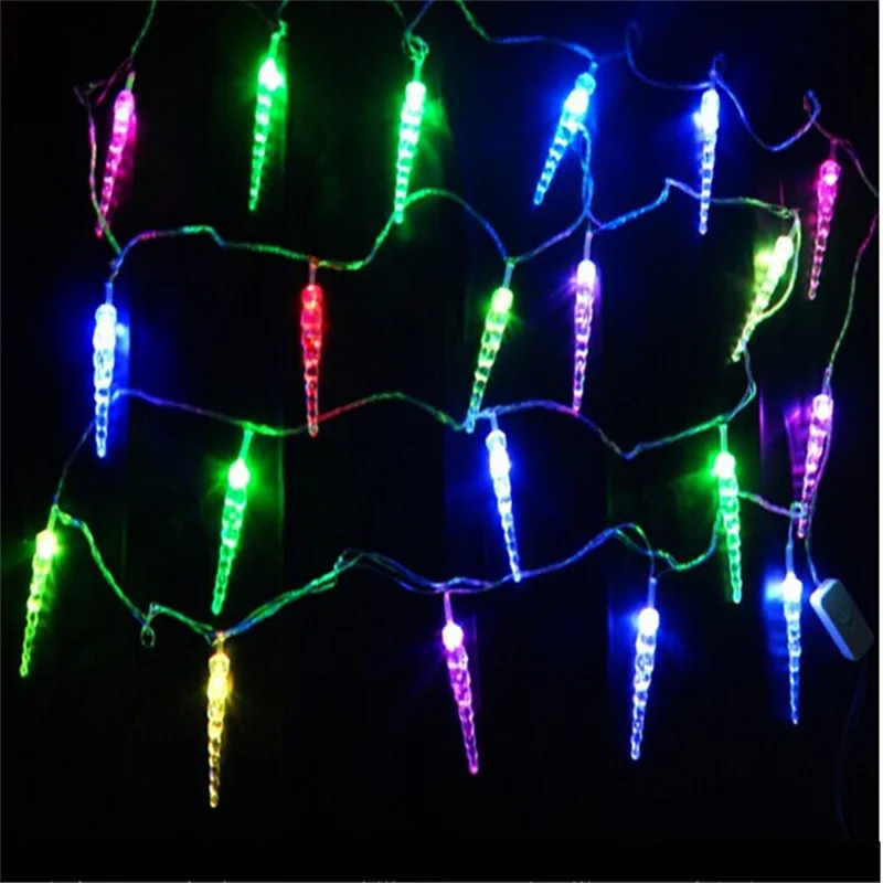 СВЕТОДИОДНАЯ Гирлянда сосулька на батарейках 3 м 20 светодиодов|led christmas string lights|fairy