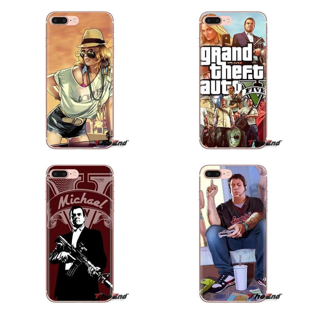 Чехол для мобильного телефона Samsung Galaxy J1 J2 J3 J4 J5 J6 J7 J8 Plus 2018 Prime 2015 2016 2017 Grand Theft Auto V GTA