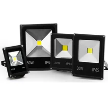 Светодиодный прожектор 10 W/20 W/30 W/50 W AC 85 V-265 V IP65, профессиональная лампа для наружного освещения, настенный прожектор, водонепроницаемый