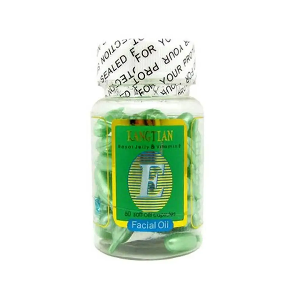

60pcs 6 Types Vitamin E Essence Face Cream Capsule Whitening Cream Freckle Brighten Repair Ance Scar Hydrating Capsule Cream