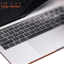 Для Apple Macbook Air Pro с retina 11 12 13 15 17 Сенсорная панель 13,3 15,4 чехол для клавиатуры Евро европейская версия