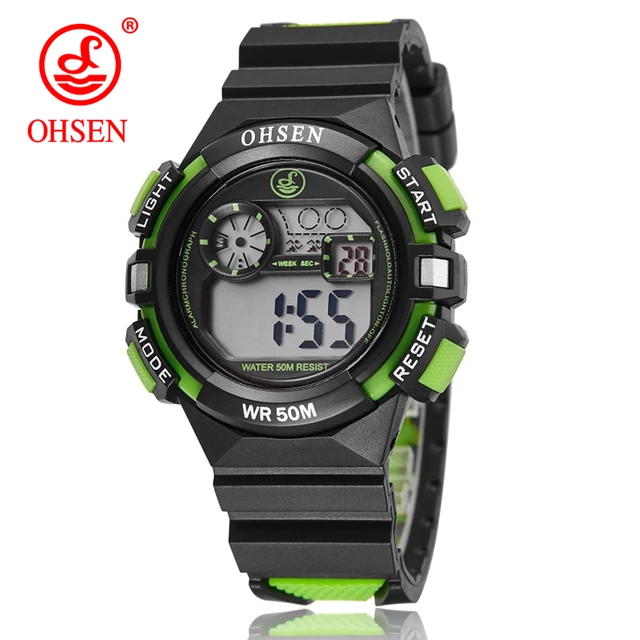 OHSEN Boys Kids Children Digital Sport Watch Alarm Date Chronograph Watches LED OHSEN Boys Kids Children Digital Sport Watch Alarm Date Chronograph Watches LED