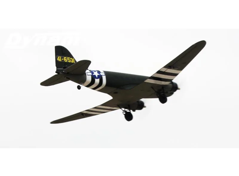 Dynam 1470 мм C47 Skybus RC PNP/ARF пропеллер самолет с мотором сервопривода о батареей TH03720|rc