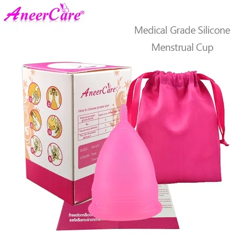 10pcs/lot silicone menstrual cup feminine hygiene lady cup prevent side leakage period cup collector menstrual viginal care - Цвет: PINK