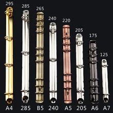 A4, B5, A5, A6, зажим для связывания из нержавеющей стали, цветной металлический спиральный зажим для связывания, папка для файлов, зажимы для дневника, скрепляющее кольцо, железо