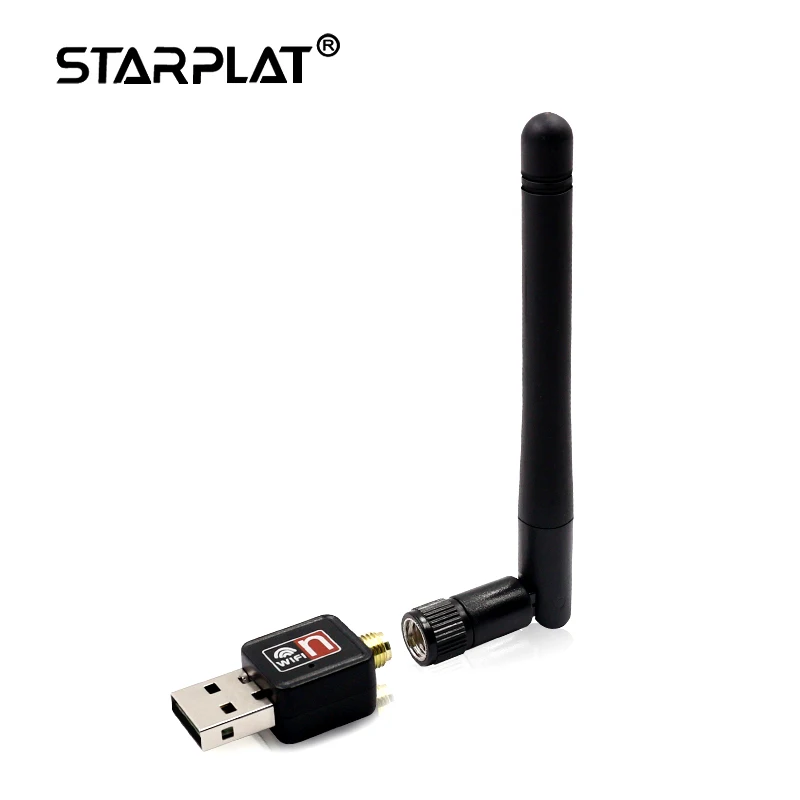 USB WiFi адаптер мини Сетевая карта 150 Мбит/с 2dBi Wi-Fi адаптер ПК Wi Fi антенна WiFi ключ 2,4G USB Ethernet WiFi приемник без CD